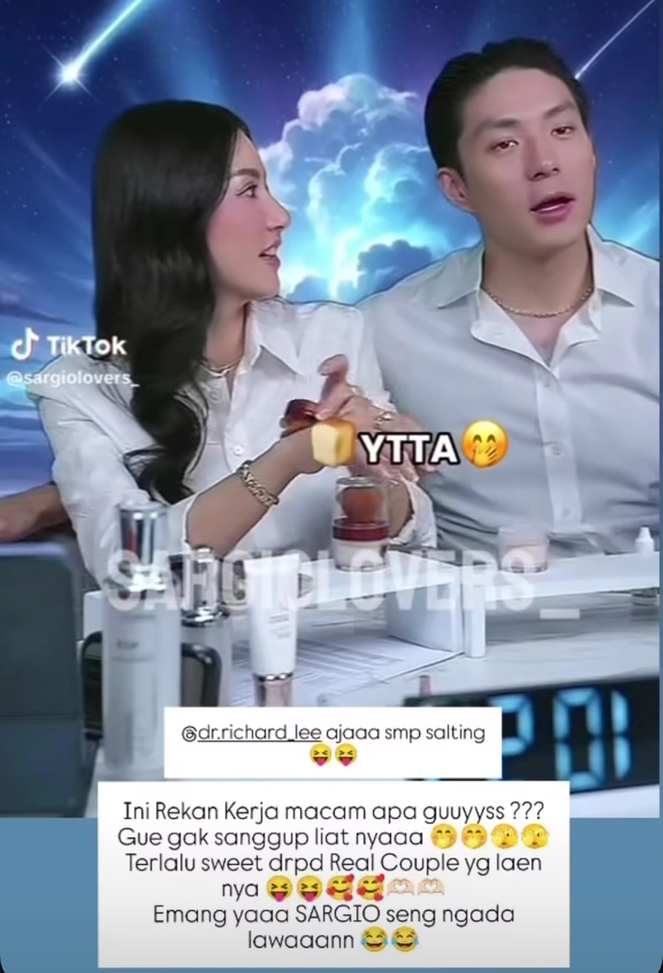 dr. Richard Lee Live Bareng Sarwendah dan Giorgio Antonio [Instagram]
